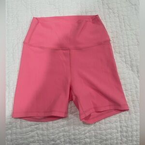 Wilo Pink spandex high rise short